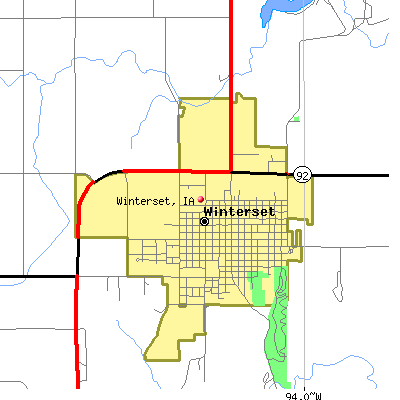 Winterset map
