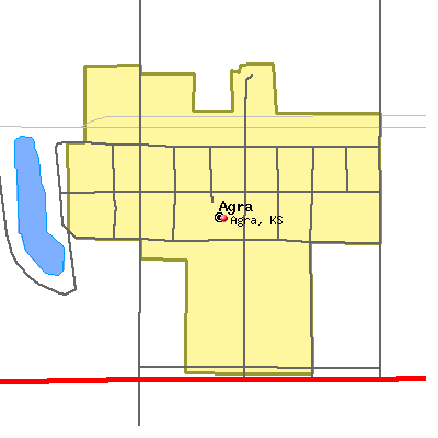 Agra map