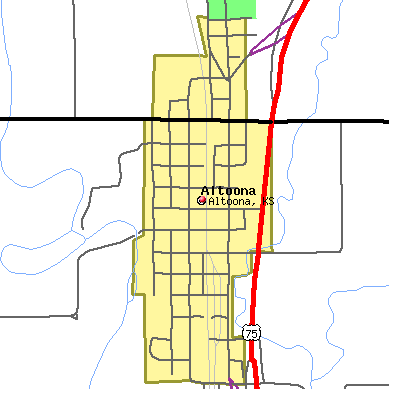 Altoona map