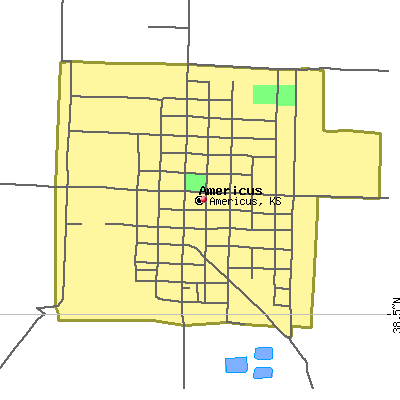 Americus map