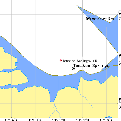 Tenakee Springs map