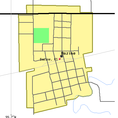 Bazine map