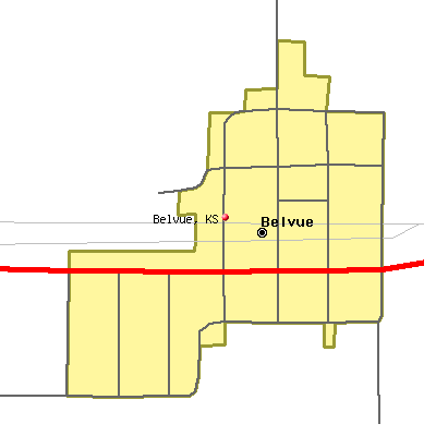 Belvue map