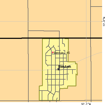 Benton map