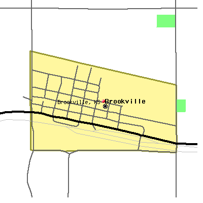 Brookville map