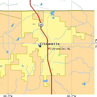 Citronelle map