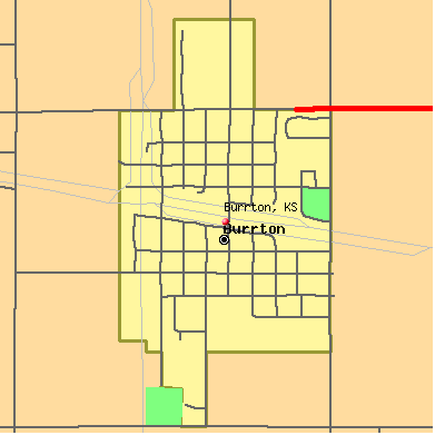 Burrton map
