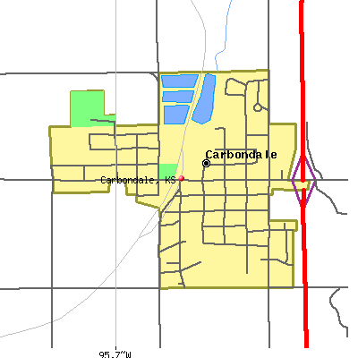 Carbondale map