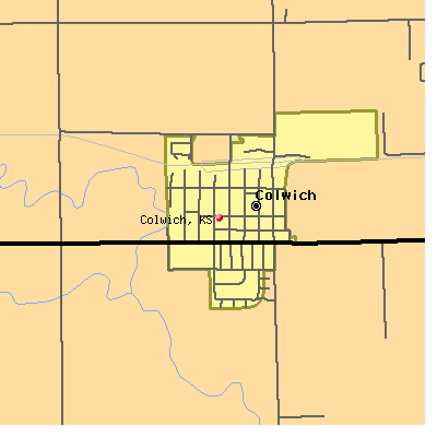 Colwich map