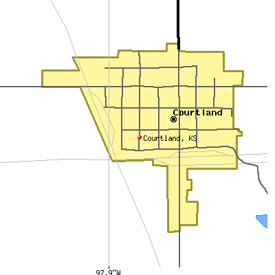 Courtland map