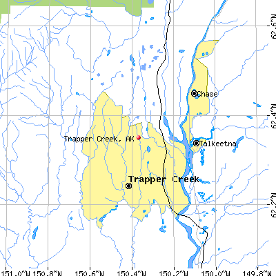 Trapper Creek map