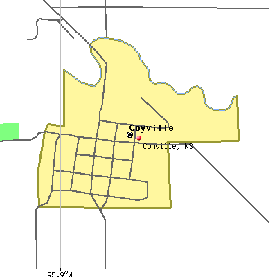 Coyville map