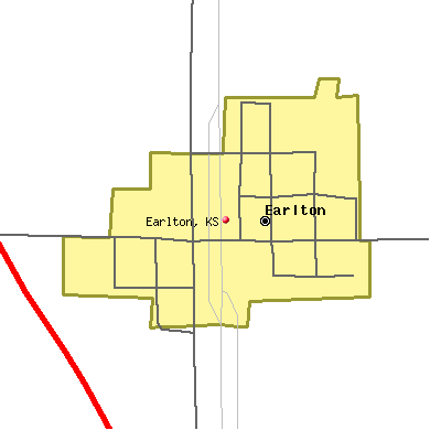 Earlton map