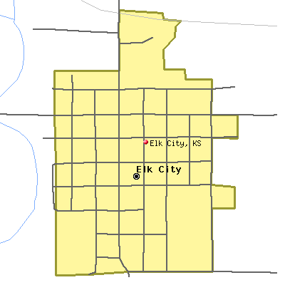 Elk City map