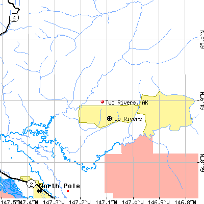 Two Rivers map