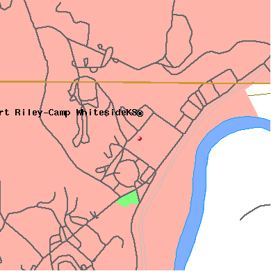 Fort Riley-Camp Whiteside map