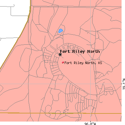 Fort Riley North map