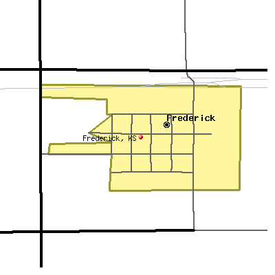 Frederick map