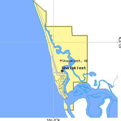 Unalakleet map