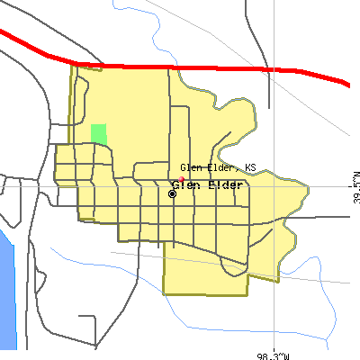 Glen Elder map