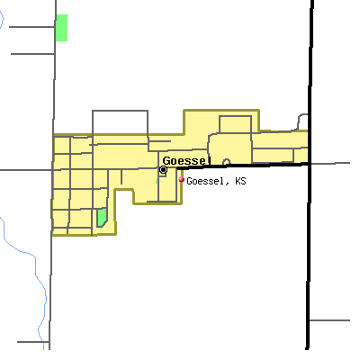 Goessel map