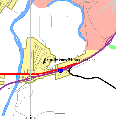 Grandview Plaza map