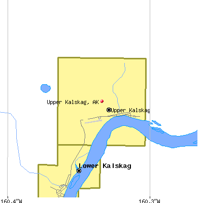 Upper Kalskag map
