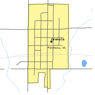 Grenola map