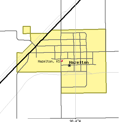 Hazelton map