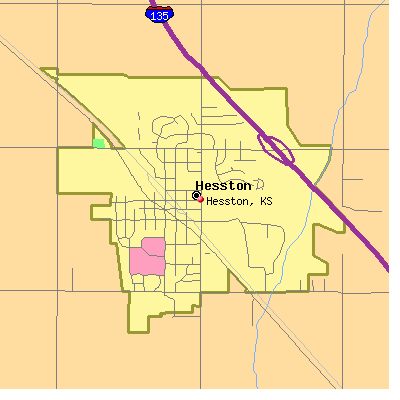 Hesston map