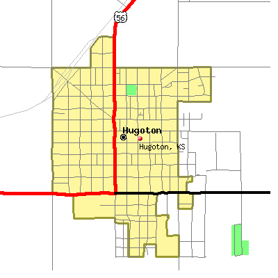 Hugoton map