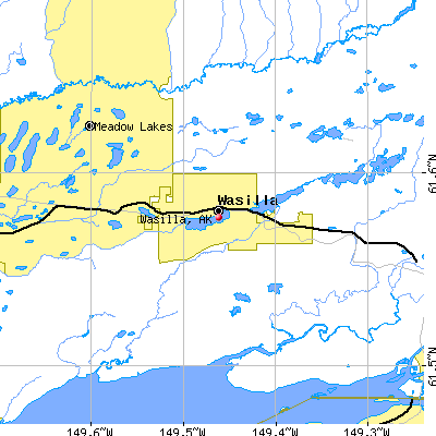 Wasilla map