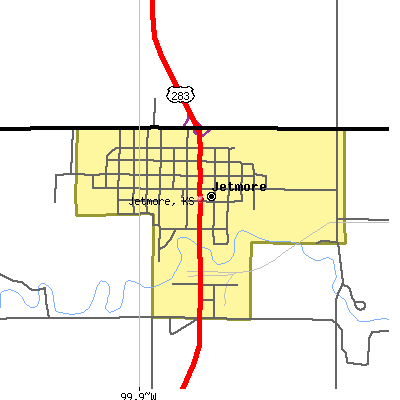 Jetmore map