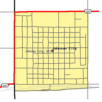 Johnson City map
