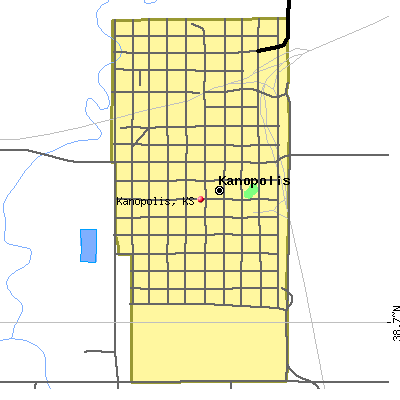 Kanopolis map