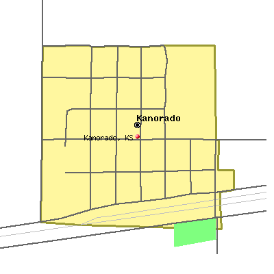 Kanorado map
