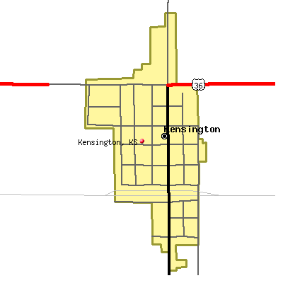 Kensington map