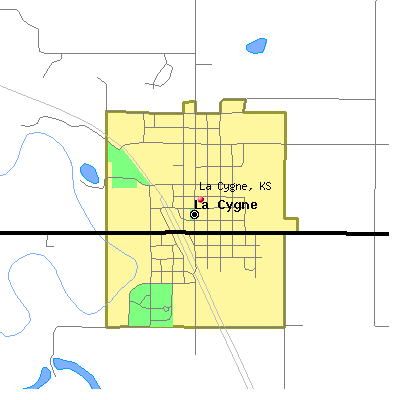 La Cygne map
