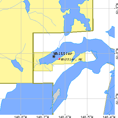 Whittier map