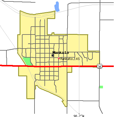 Mankato map