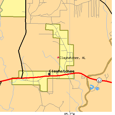Clayhatchee map