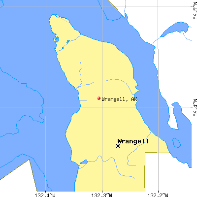 Wrangell map