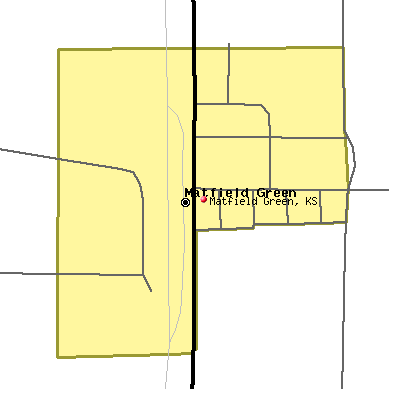 Matfield Green map