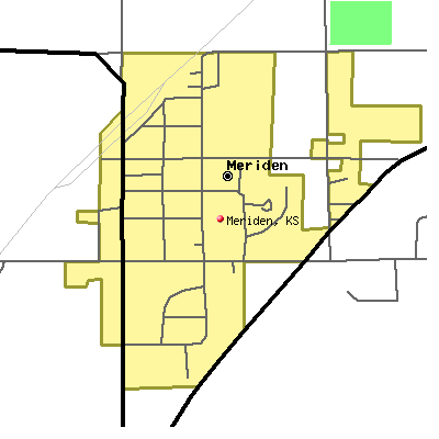 Meriden map