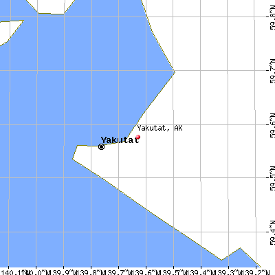 Yakutat map