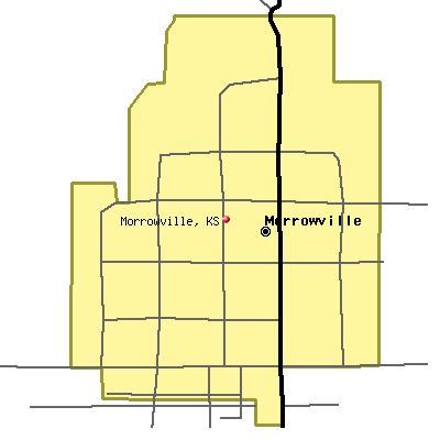 Morrowville map