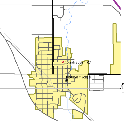 Moundridge map