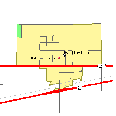 Mullinville map