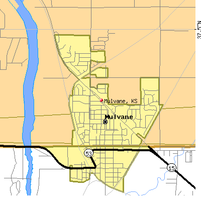 Mulvane map