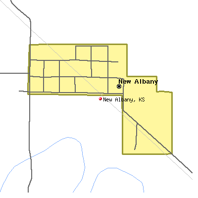 New Albany map